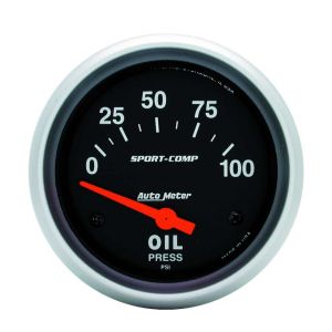 AUTOMETER #3522 0-100 Oil Pressure Gauge
