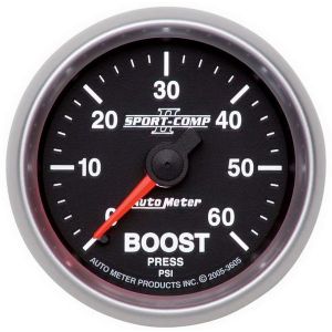 AUTOMETER #3605 2-1/16in S/C II Boost Gauge 0-60psi