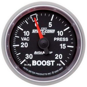 AUTOMETER #3607 2-1/16in S/C II Boost Gauge 30inhg/20psi
