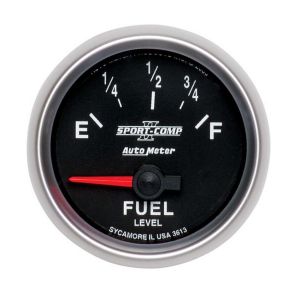 AUTOMETER #3613 2-1/16in S/C II Fuel Level Gauge 0-90ohms