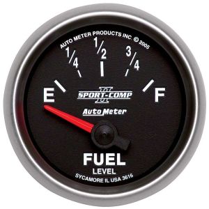 AUTOMETER #3616 2-1/16in S/C II Fuel Level Gauge 240-33ohms