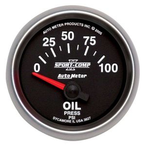AUTOMETER #3627 2-1/16in S/C II Oil Pressure Gauge 0-100psi