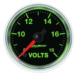 AUTOMETER #3891 2-1/16 GS Voltmeter Gauge - 8-18