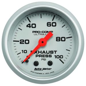 AUTOMETER #4326 Exhaust Pressure Gauge 0-100psi Ultra-Lite