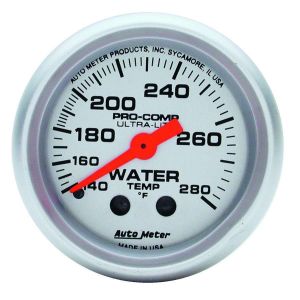 AUTOMETER #4331 2-1/16in U/L Water Temp Gauge 140-280