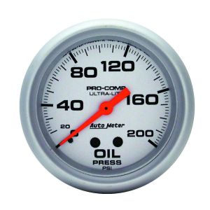 AUTOMETER #4422 2-5/8in Mech Oil Pressure 0-200 Psi