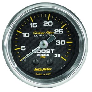 AUTOMETER #4704 2-1/16in C/F Boost Gauge 35psi