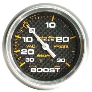 AUTOMETER #4803 C/F 2-5/8in Boost Gauge