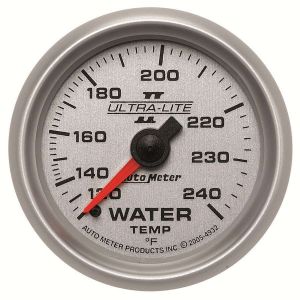 AUTOMETER #4932 2-1/16in U/L II Water Temp. Gauge 120-240