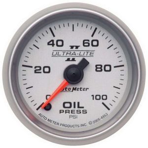 AUTOMETER #4953 2-1/16in U/L II Oil Pressure Gauge 0-100psi