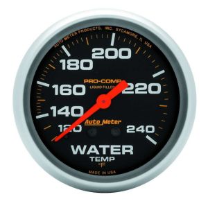 AUTOMETER #5433 120-240 Water Temp. Gaug 12' long