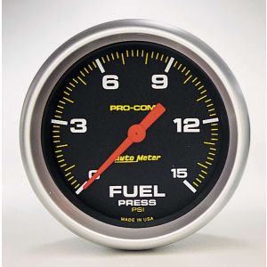 AUTOMETER #5461 Pro Comp 2 5/8in Fuel 0-15 PSI Elec.