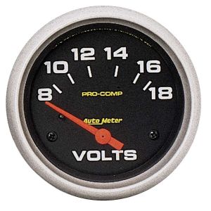 AUTOMETER #5492 8-18 Volt Voltmeter