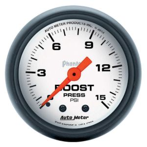 AUTOMETER #5702 2-1/16 Phantom Boost Gauge 0-15psi