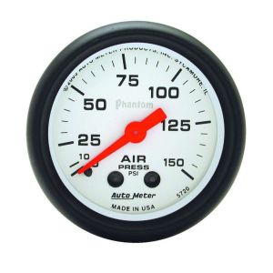 AUTOMETER #5720 2-1/16 Phantom Air Press. Gauge 0-150psi
