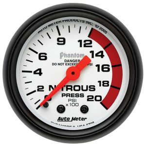 AUTOMETER #5728 2-1/16in Phantom Nitrous Pressure Gauge