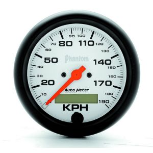 AUTOMETER #5887-M 3-3/8 Phantom Speedo - Metric 190KPH