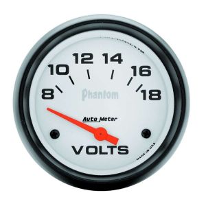 AUTOMETER #5891 2-5/8in Phantom Voltmeter 8-18 Volts
