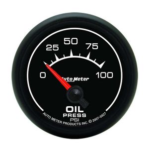 AUTOMETER #5927 2-1/16 ES Oil Pressure Gauge - 0-100psi