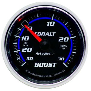 AUTOMETER #6103 2-1/16in C/S Boost/Vac Gauge 30in Hg/30psi