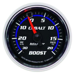 AUTOMETER #6107 2-1/16in C/S Boost/Vac Gauge 30in HG/20psi