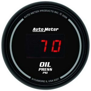 AUTOMETER #6327 2-1/16in DG/B Oil Press. Gauge