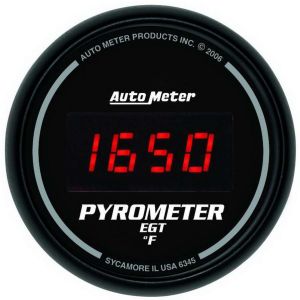 AUTOMETER #6345 2-1/16in DG/B Pyrometer/ EGT Gauge