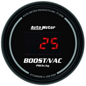AUTOMETER #6359 2-1/16in DG/B Vacuum/ Boost Gauge