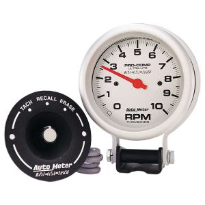 AUTOMETER #6604 Ultra Lite 3 3/4in Silver Tach 10000 RPM