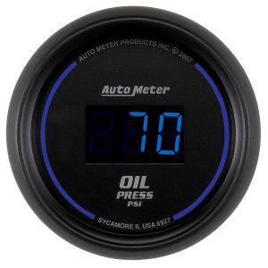 AUTOMETER #6927 2-1/16 Oil Press Gauge 5-100 PSI Digital