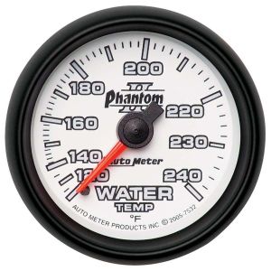AUTOMETER #7532 2-1/16in P/S II Water Temp. Gauge 120-240