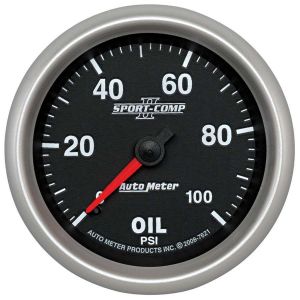 AUTOMETER #7621 2-5/8 SC II Oil Pressure Gauge 0-100psi