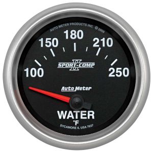 AUTOMETER #7637 S/C II Water Temp Gauge 2-5/8 100-250F Electric