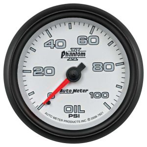 AUTOMETER #7821 2-5/8 Phantom II Oil Pressure Gauge 0-100psi