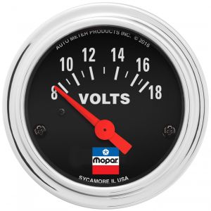 AUTOMETER #880788 2-1/16 Voltmeter Gauge Mopar Logo Series