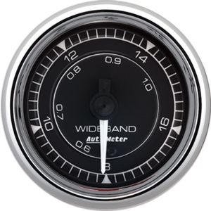 AUTOMETER #9770 2/16 Chrono Chrome Gauge Air/Fuel Ratio Wideband