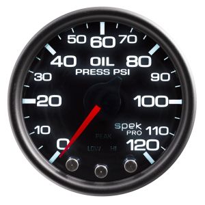 AUTOMETER #P32552 Spek-Pro Oil Pressure Gauge 0-120psi 2-1/16