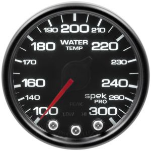 AUTOMETER #P34652 Spek-Pro Water Temp Gauge 100-300F 2-1/16