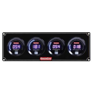 QUICKCAR RACING PRODUCTS #67-4028 Digital 4 Gauge Panel OP/WT/FP100/WP