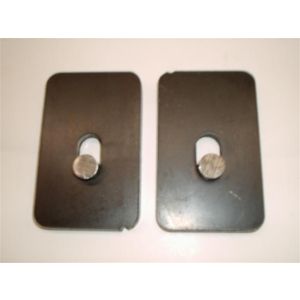 CAR SHOP INC #2366 Axle Set Back Plates 1/2"