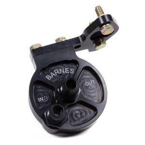 BARNES #8930-10 Billet Oil Filter Mount Front Mount -10 Fittings