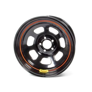 BASSETT #57SN3 Wheel 15x7 5x100mm D- Hole 3in BS Black