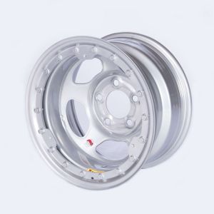 BASSETT #58AC3ISLK 15x8 IMCA Silver Beadlock Inertia 5x4.75