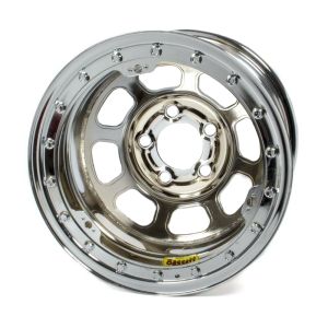 BASSETT #58D5475ICLK 15x8 B/L Chrome Wheel 5x5 5in BS