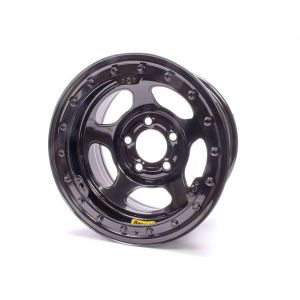 BASSETT #59A54LK 15 x 8.75 B/L Black 5x5 4in BS Inertia