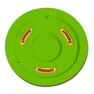 BASSETT #5PLG-FLOGRN Wheel Cover 15in Green Fluorescent