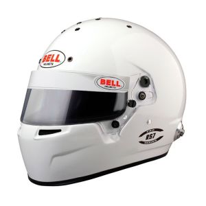 BELL HELMETS #1310A12 Helmet RS7 7-5/8+ White SA2020 FIA8859