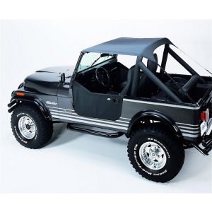 BESTOP #52508-09 76-86 Jeep CJ7 Charcoal Traditional Bikini