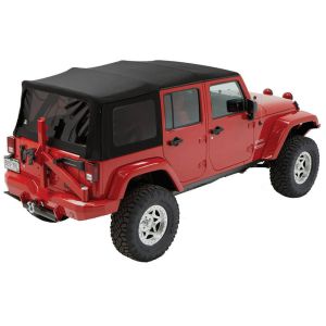 BESTOP #54823-17 Supertop NX Black Twill 07-16 Wrangler JK 4 Door