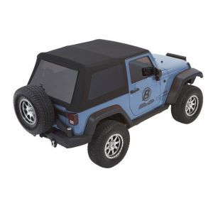 BESTOP #54922-17 Trektop NX Glide Black Twill 07-   Wrangler 2Dr